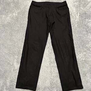 Lululemon ABC Pants Mens 31 Black Classic Fit Warpstreme Casual Golf Stretch